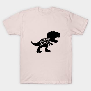 Mamasaurus Dinosaur Birthday Dinosaur Parents T-Shirt